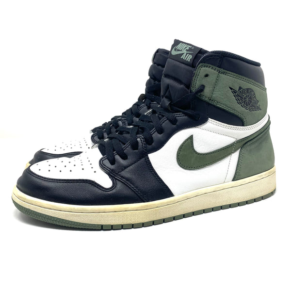 Nike Air Jordan 1 Retro High OG 555088-135 Clay Green Sneakers 12 US