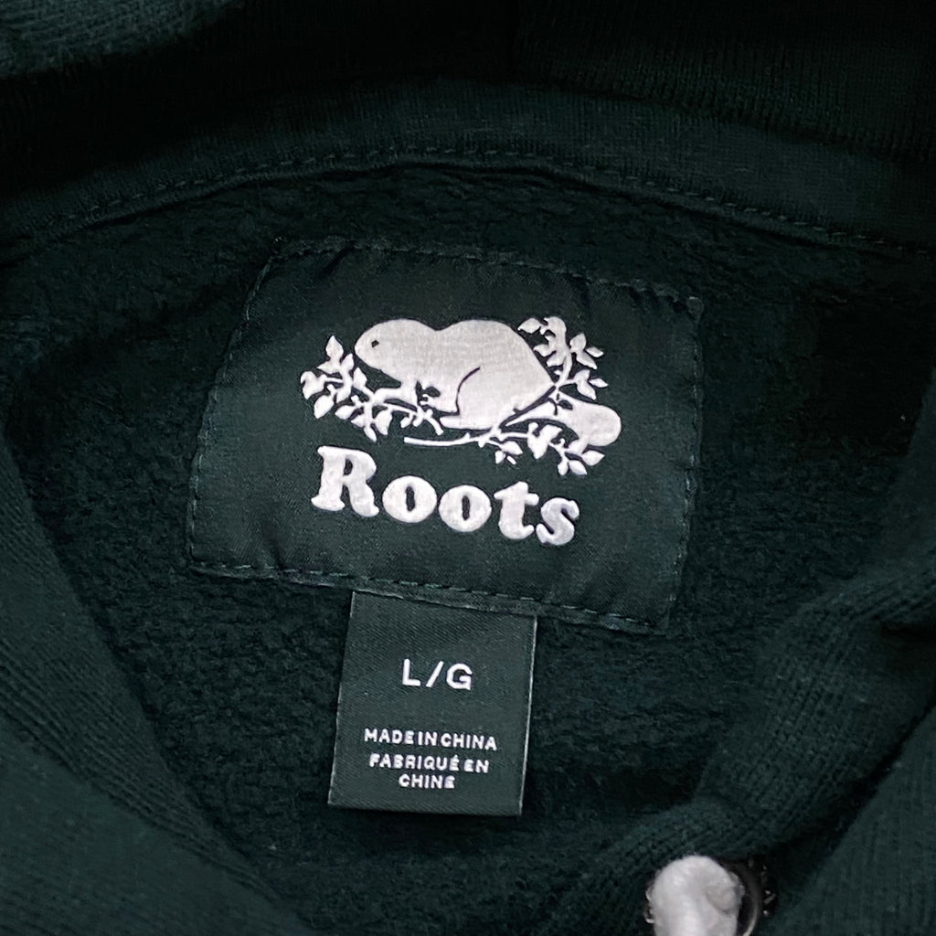 Roots Canada Beaver Logo Hoodie Large