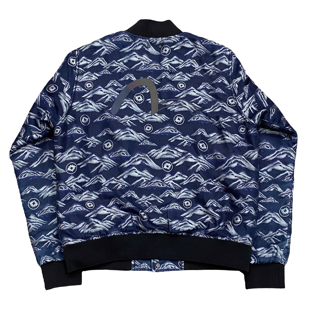 Evisu Kuro All Over Print Bomber Jacket Large