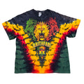 Liquid Blue 2014 Rastafari Reggae Rasta Lion Tie-Dye T-Shirt Men's XL
