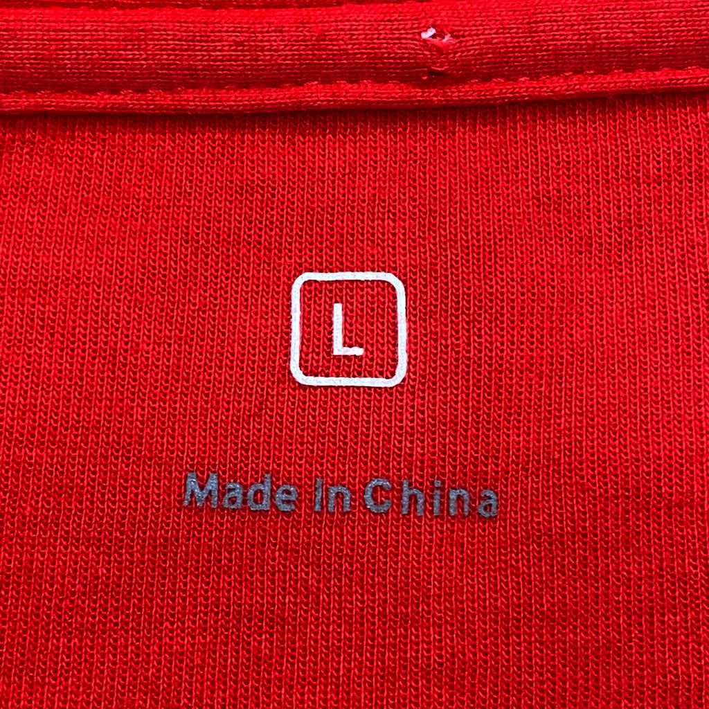 Apple Store Employee Red 1/4 Zip Pullover Sweatshirt Large