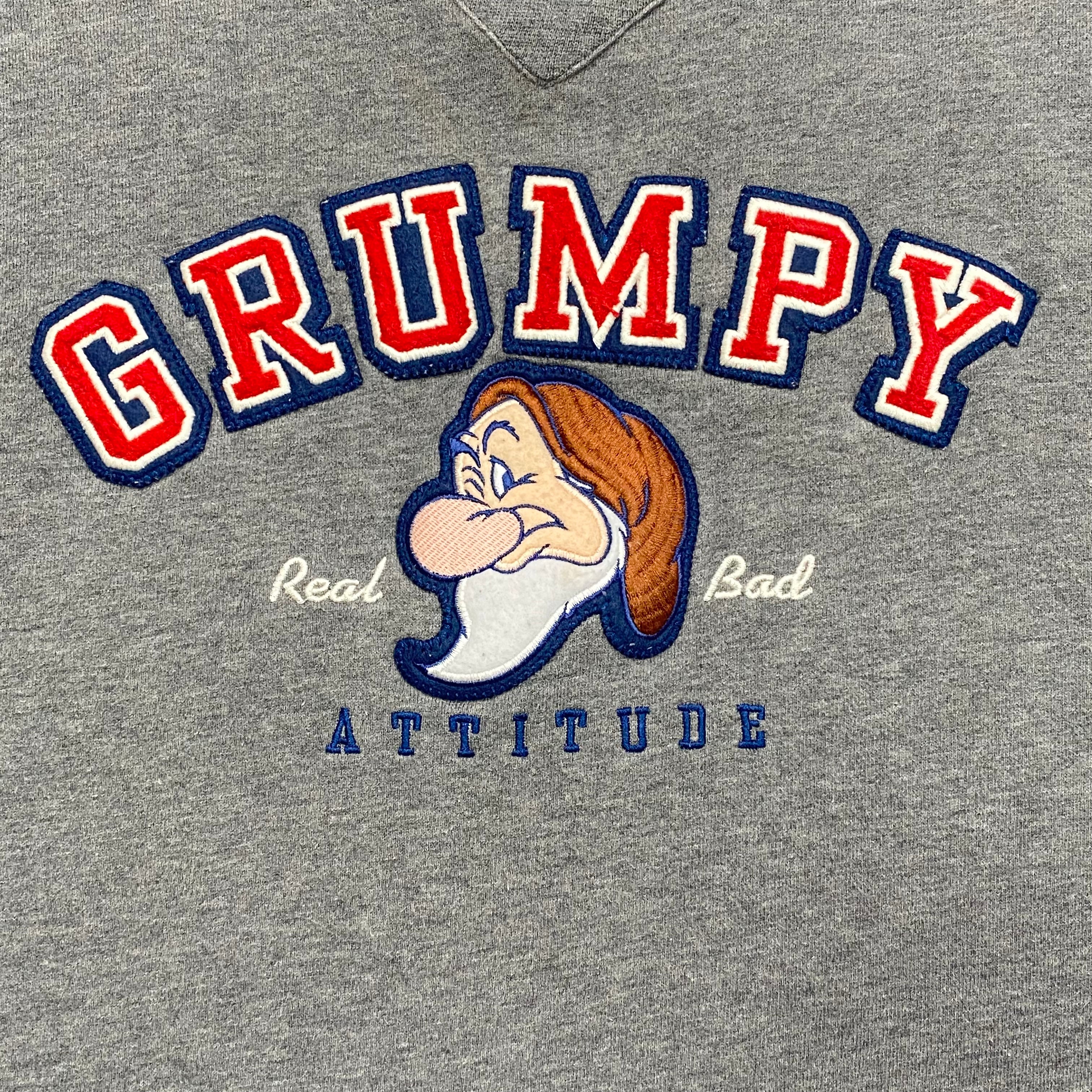 Vintage Disney Disneyland Resort Grumpy Embroidered Sweatshirt Women’s Small