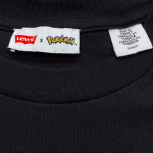 Load image into Gallery viewer, Levi’s x Pokemon 25th Anniversary Ash &amp; Misty Black T-Shirt Men’s Small
