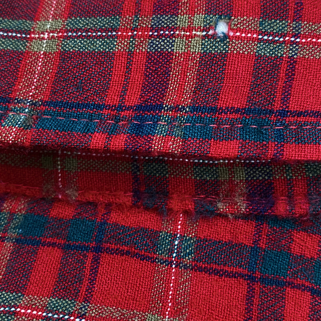 Vintage Pendleton Plaid Flannel Virgin Wool Button Up Shirt Men’s Large