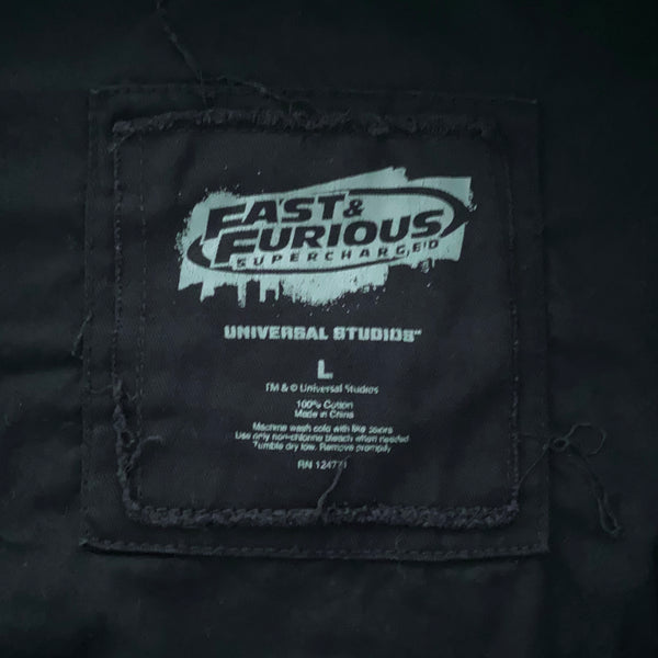 Fast & Furious Supercharged Universal Studios Twill Jacket Large