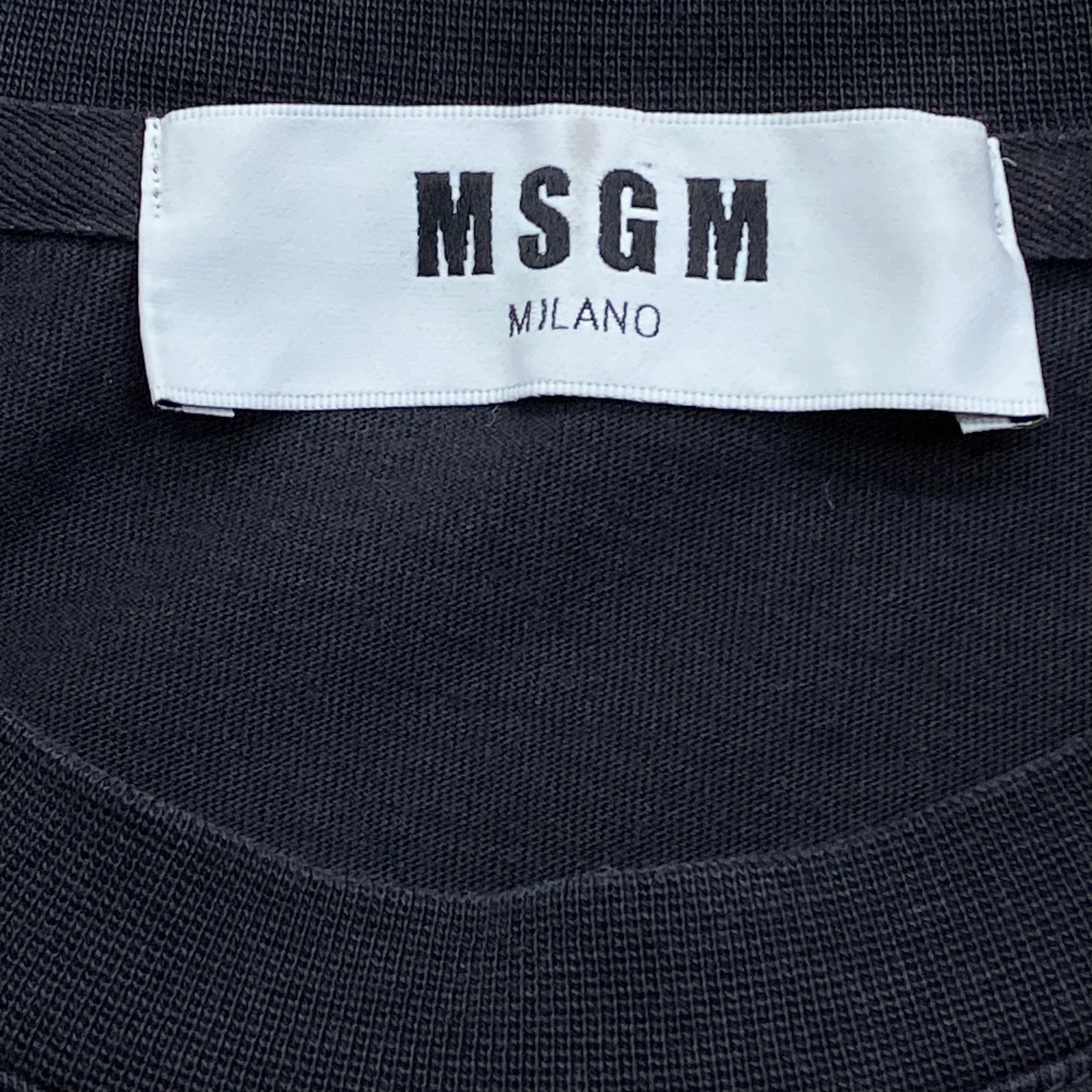 MSGM Back Logo Pocket T-Shirt XL