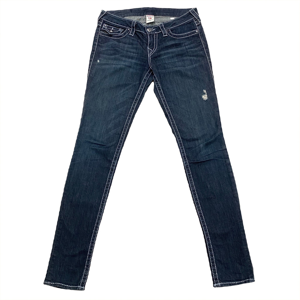 True Religion Skinny Navy Low Rise Jeans Women’s 29