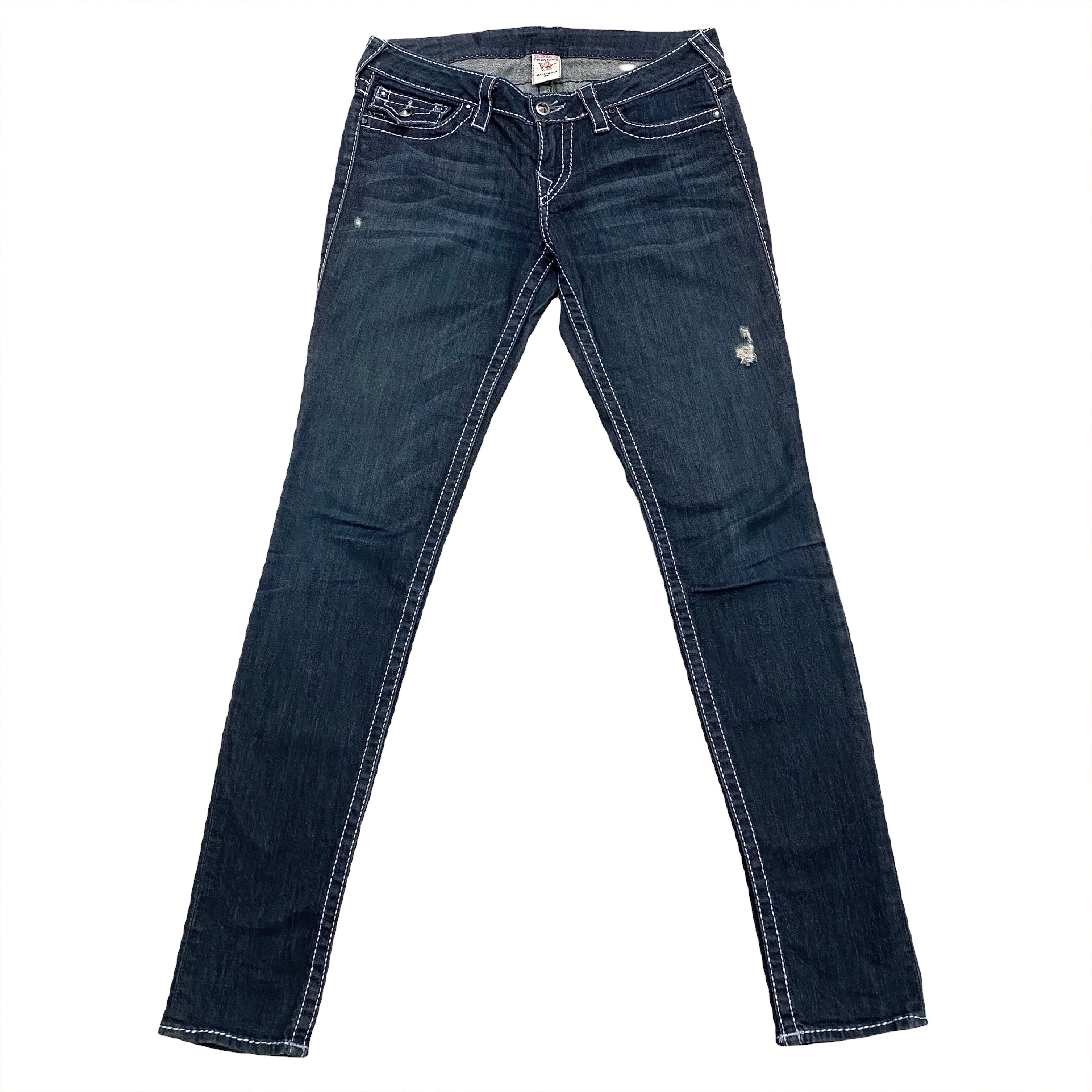 True Religion Skinny Navy Low Rise Jeans Women’s 29