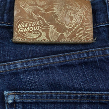 Load image into Gallery viewer, Naked &amp; Famous Chinese New Year Fire Monkey Selvedge Jeans 28
