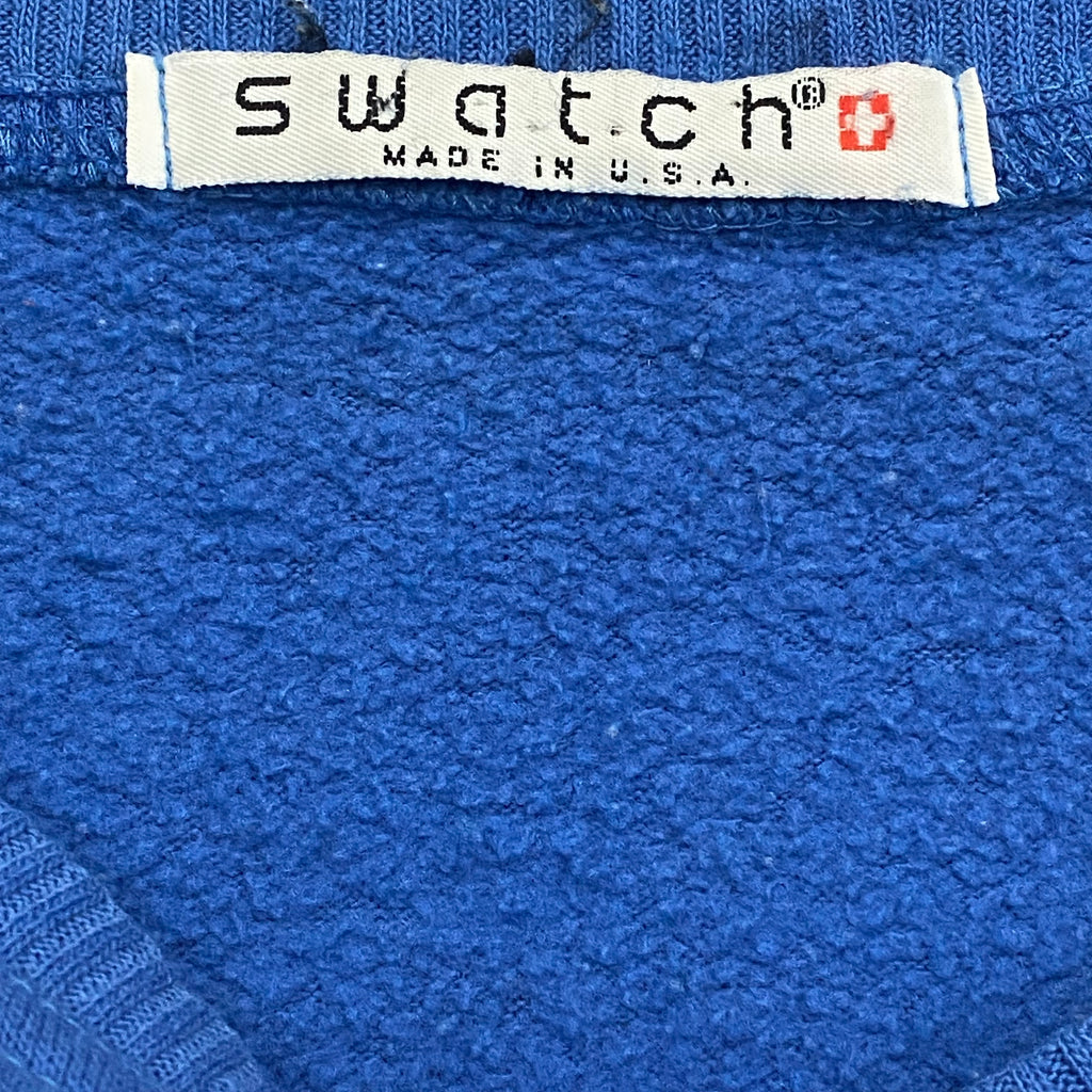 Vintage Swatch Big Chief Front Pockets USA Made Sweatshirt Women’s Small