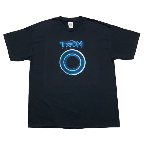 Disney Tron Legacy 2010 Identity Disc Promo T-Shirt XL