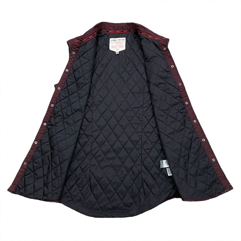 Triple Five Soul Quilted Lined Snap Polyester Filled Vest Men’s Medium