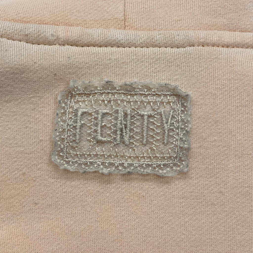 Puma Fenty By Rihanna Oversized Pink Lace Up Hoodie
