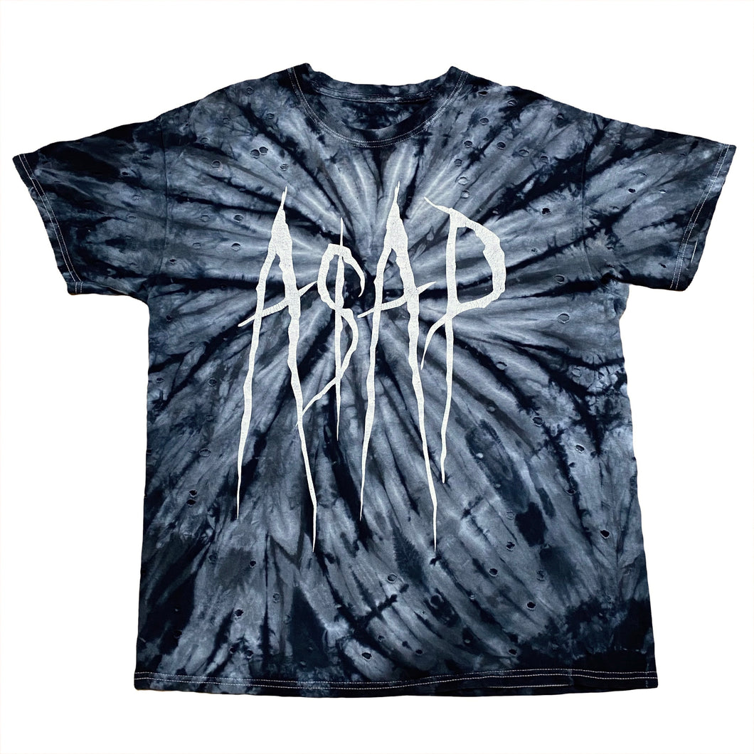 A$AP Rocky & Tyler 2015 Tour Distressed Tie-Dye T-Shirt Medium