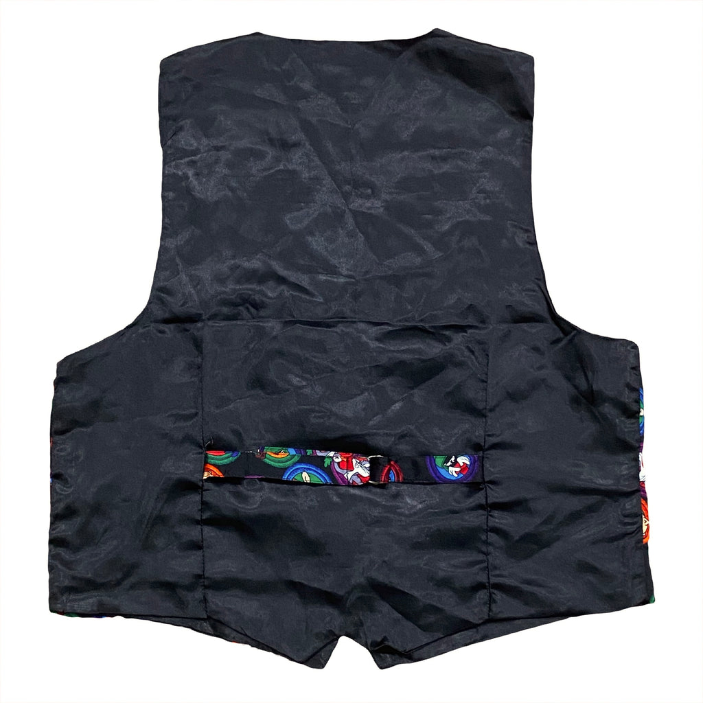 Vintage 1993 Warner Bros Looney Tunes Mania Silk Vest Men’s L/XL