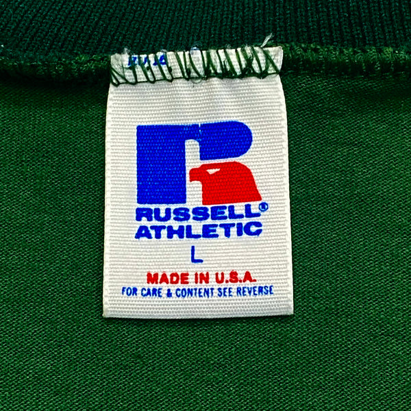 Vintage 1994 Russel Athletic MLB Oakland Athletics V Neck T-Shirt Men's Large