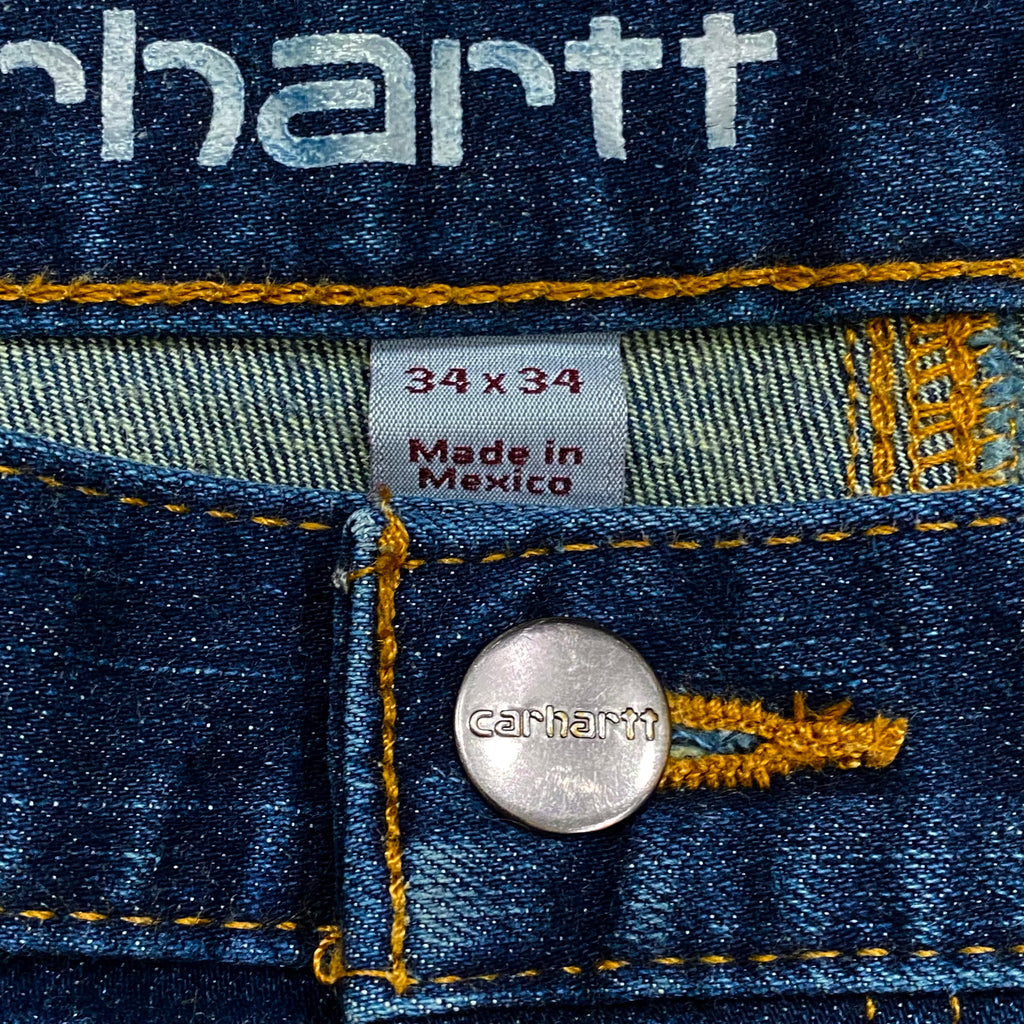 Carhartt Rugged Flex B08 Straight Fit Tapered Leg Jeans 34 x 34
