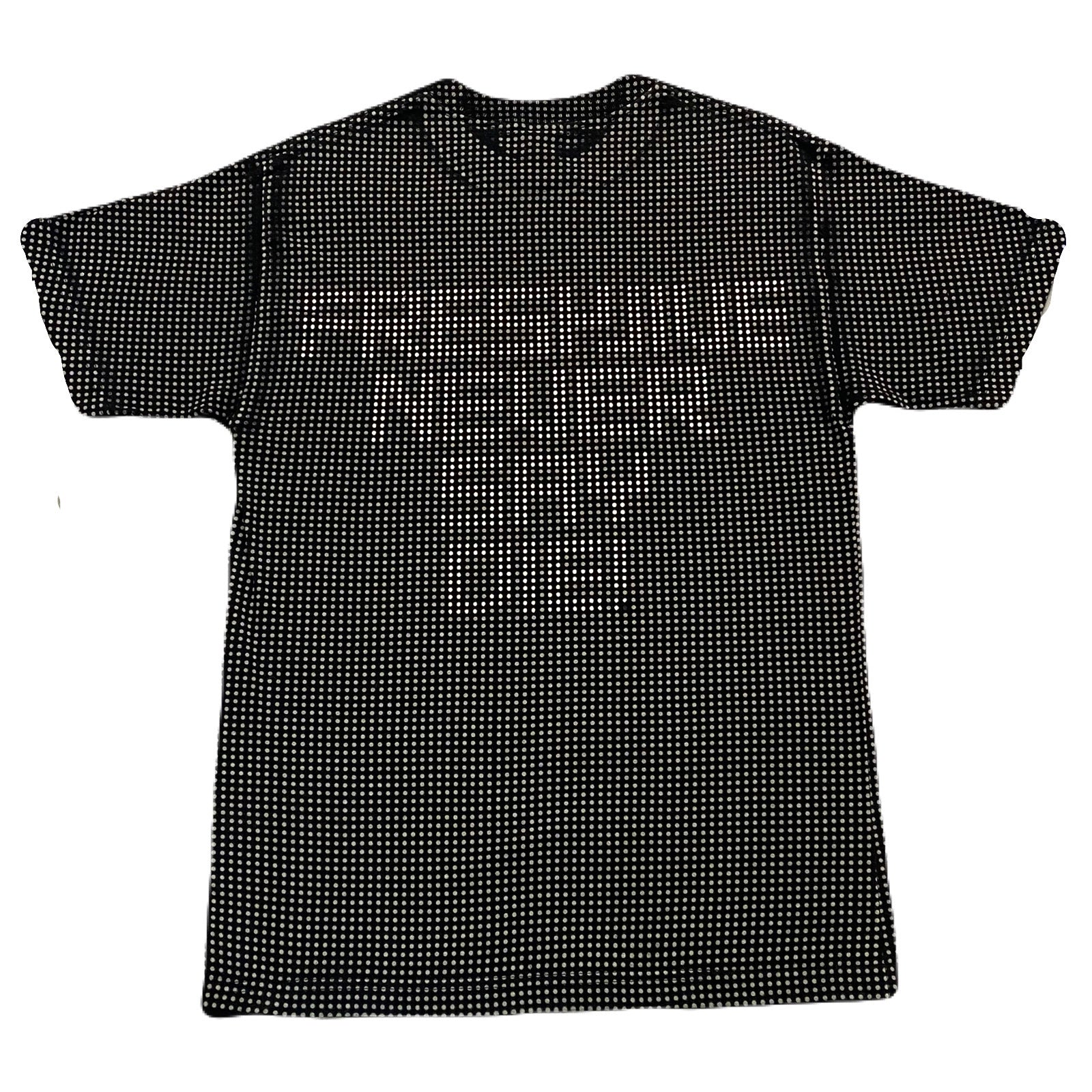 Vintage Freshjive Fresh Jive Skull Never Say Die! Polka Dot All Over Print T-Shirt Men’s Medium