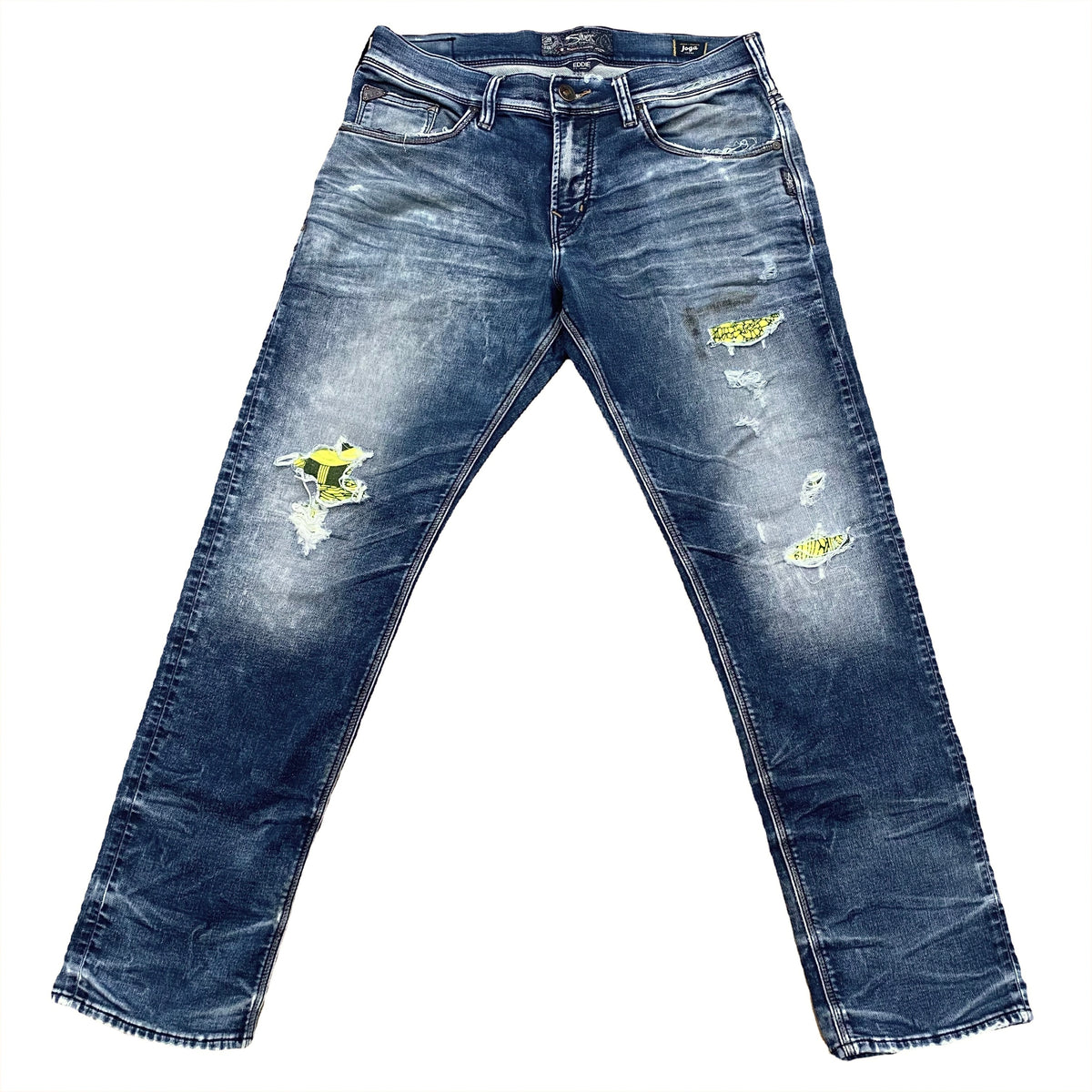 Silver Jeans Eddie Joga Custom Distressed Jeans 31 x 32