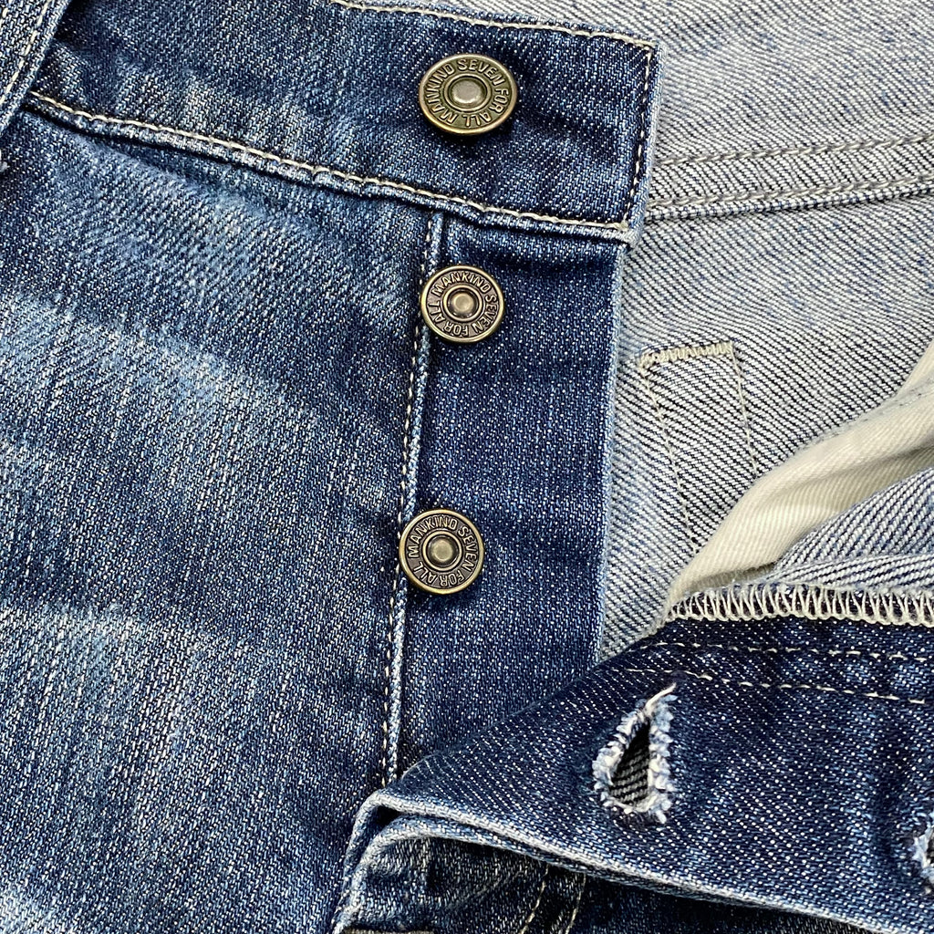 7 For All Mankind Standard Stretch Button Fly Straight Jeans Men’s 32x27