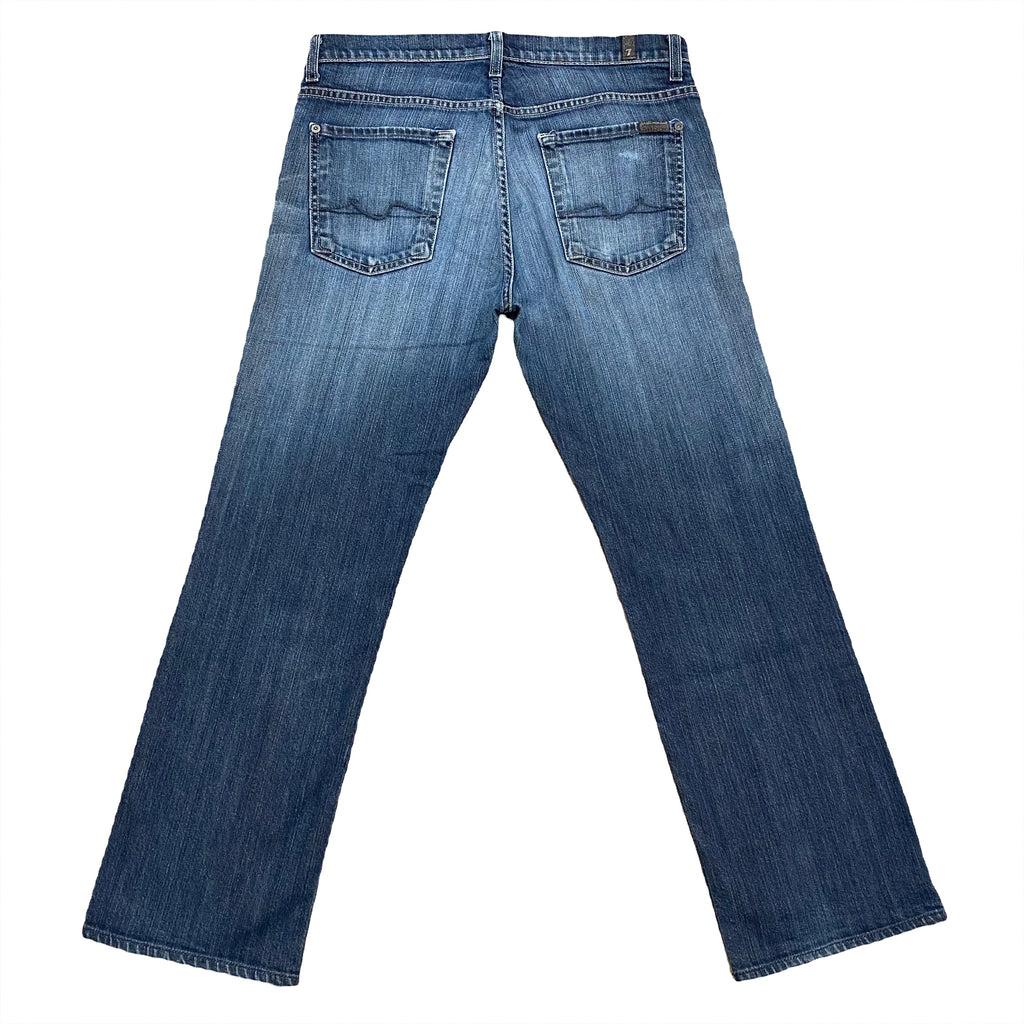 7 For All Mankind Standard Stretch Button Fly Straight Jeans Men’s 32x27