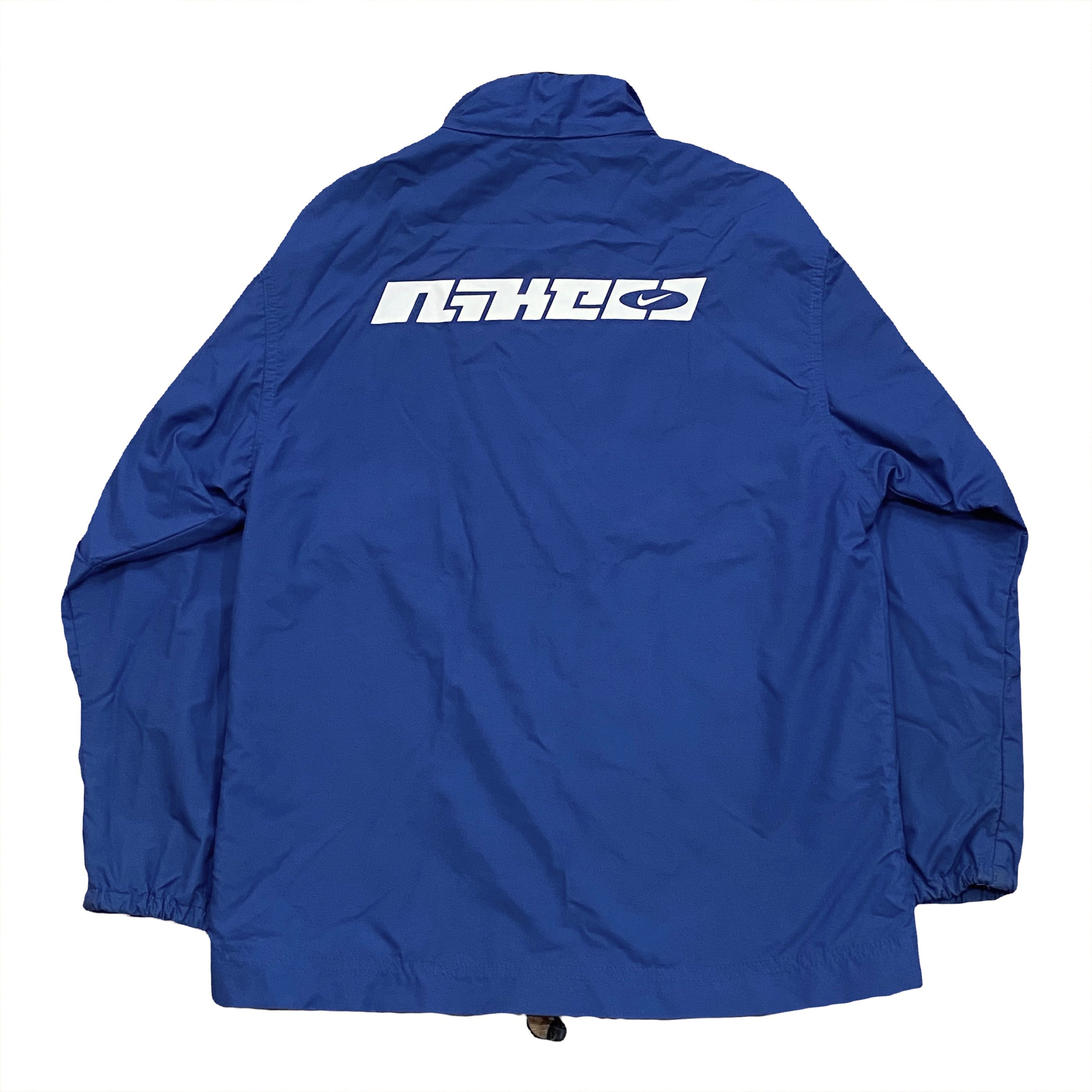 Vintage Nike Y2K Spellout Windbreaker Jacket Kids Medium 10-12