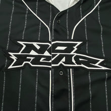 Load image into Gallery viewer, Vintage No Fear Hooded Baseball Jersey Men’s Medium
