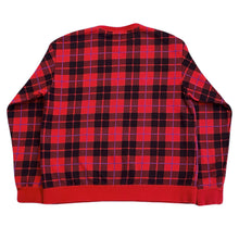 Load image into Gallery viewer, Nike Sportswear Essential Red Buffalo Plaid Sweatshirt Women’s Medium
