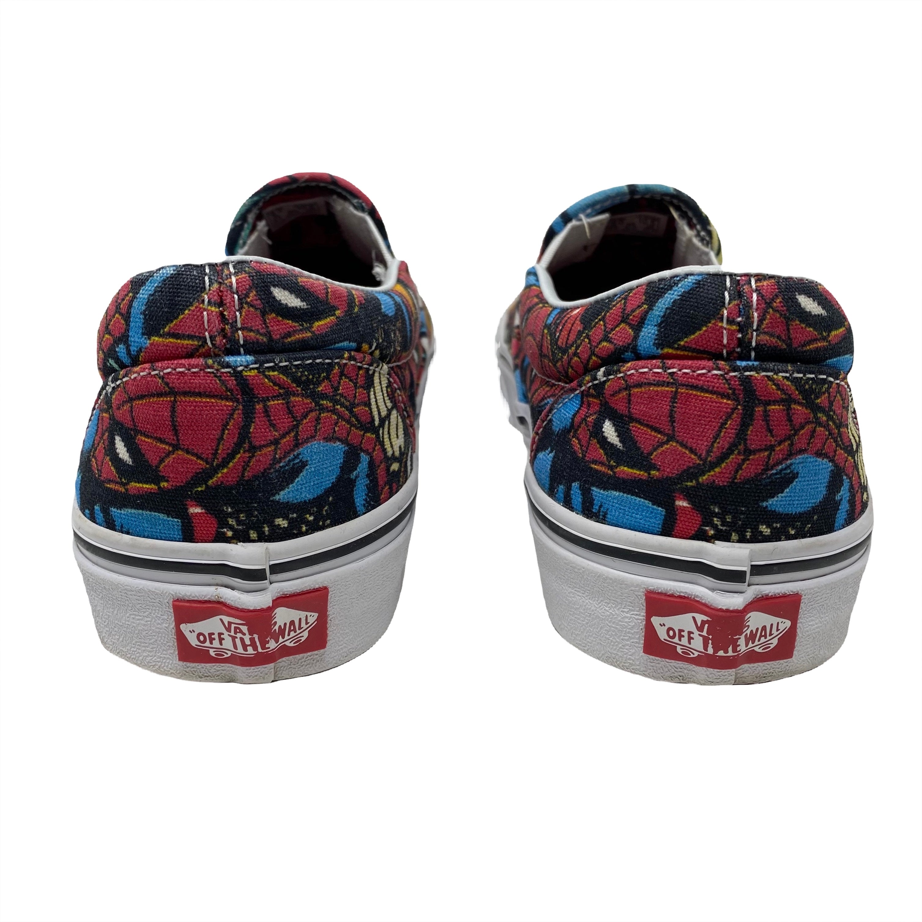 Vans x Marvel Spider-Man All Over Print Slip-On Sneakers Men’s Size 9 Women’s 10.5