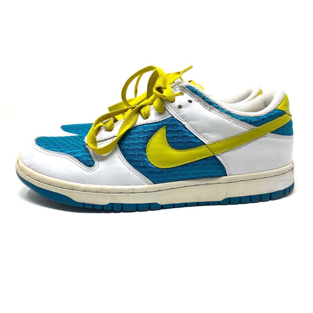 Vintage Nike Dunk Low Bright Citron Teal 309324-171 Sneakers Women’s 8.5 US