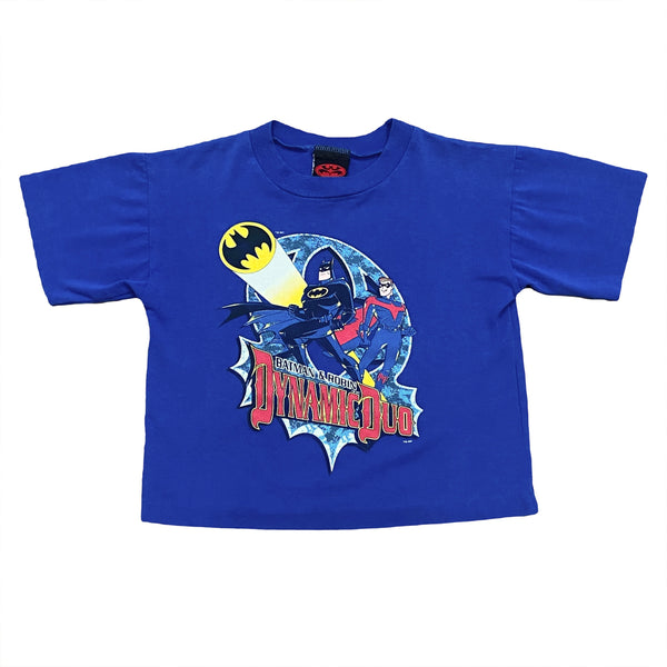 Vintage 1997 Batman & Robin Dynamic Duo Movie Promo T-Shirt Boys Small