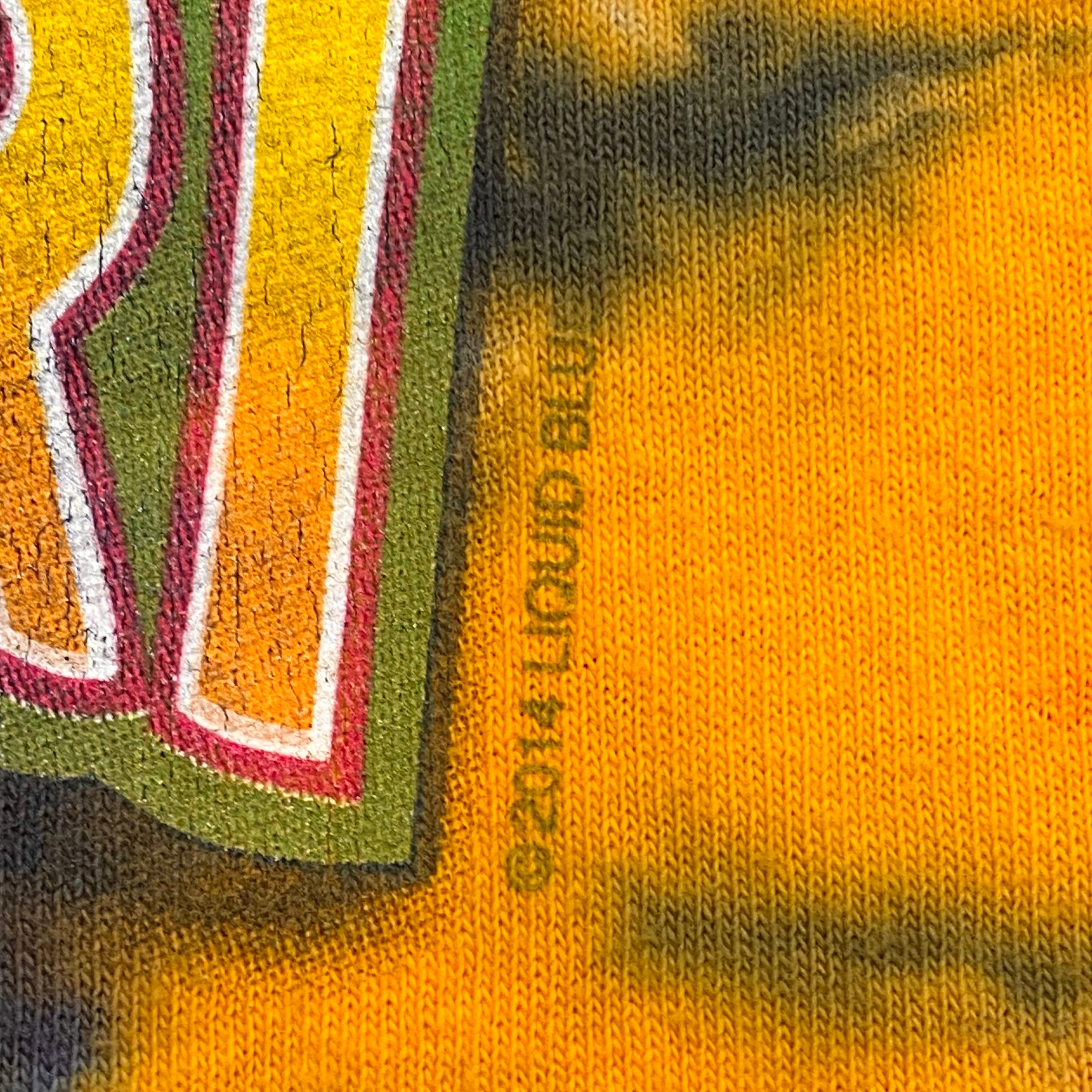 Liquid Blue 2014 Rastafari Reggae Rasta Lion Tie-Dye T-Shirt Men's XL