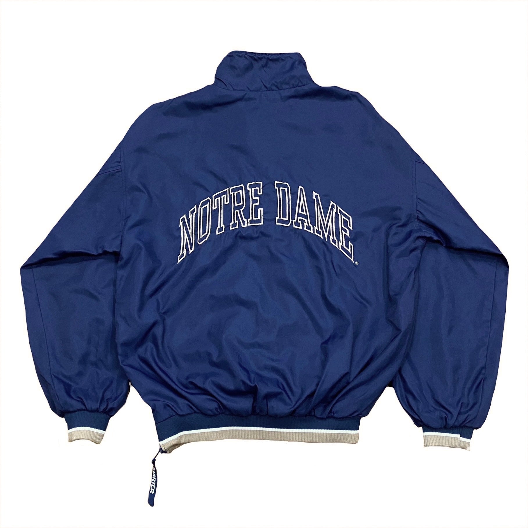Vintage Starter NCAA Notre Dame Fighting Irish Pullover Windbreaker Jacket Men’s Medium