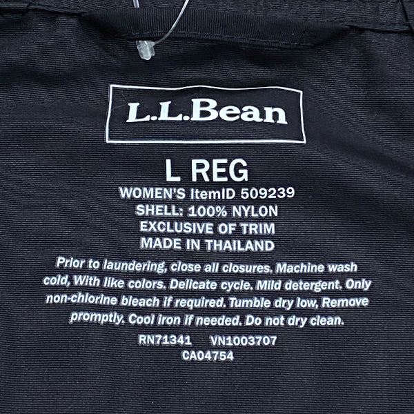 LL Bean Mountain Classic Anorak 1/2 Zip Embroidered Logo Windbreaker Jacket Women’s Large
