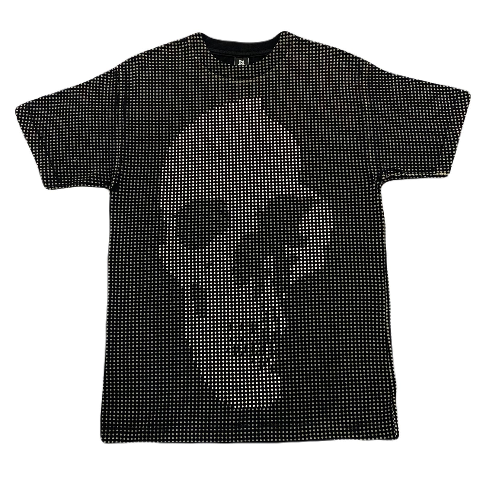 Vintage Freshjive Fresh Jive Skull Never Say Die! Polka Dot All Over Print T-Shirt Men’s Medium