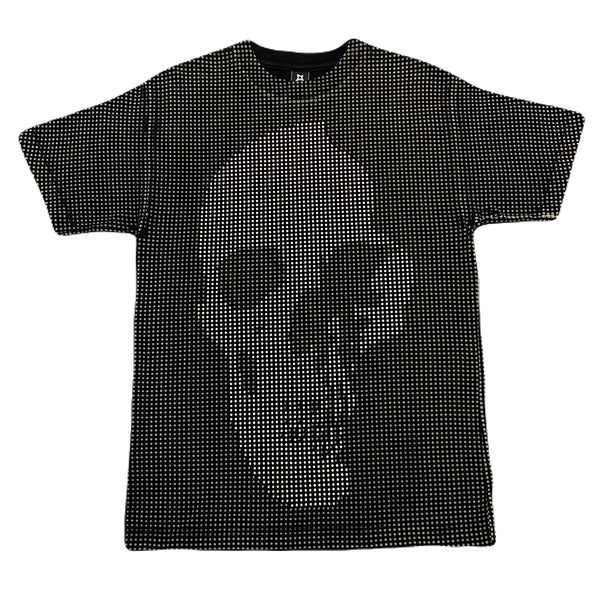 Vintage Freshjive Fresh Jive Skull Never Say Die! Polka Dot All Over Print T-Shirt Men’s Medium