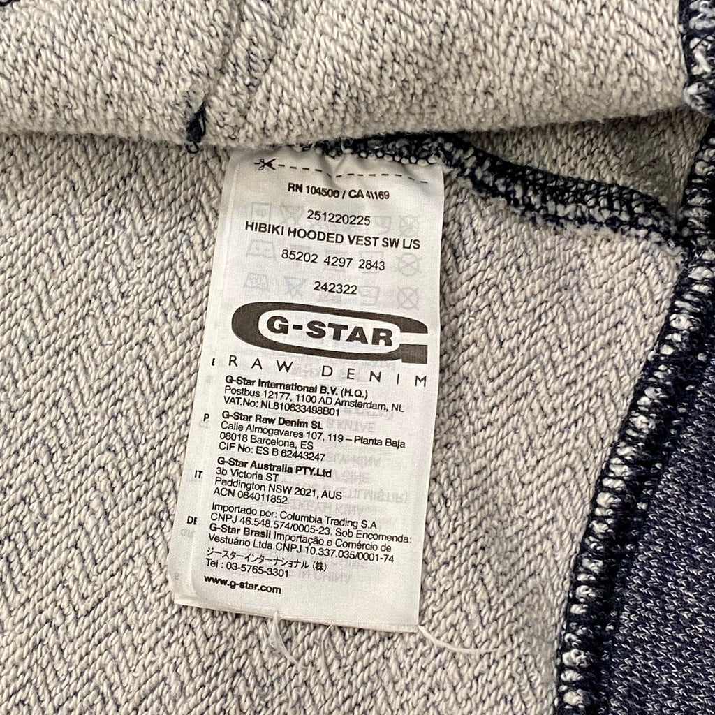 G Star Raw Hibiki Button Up Hoodie Large