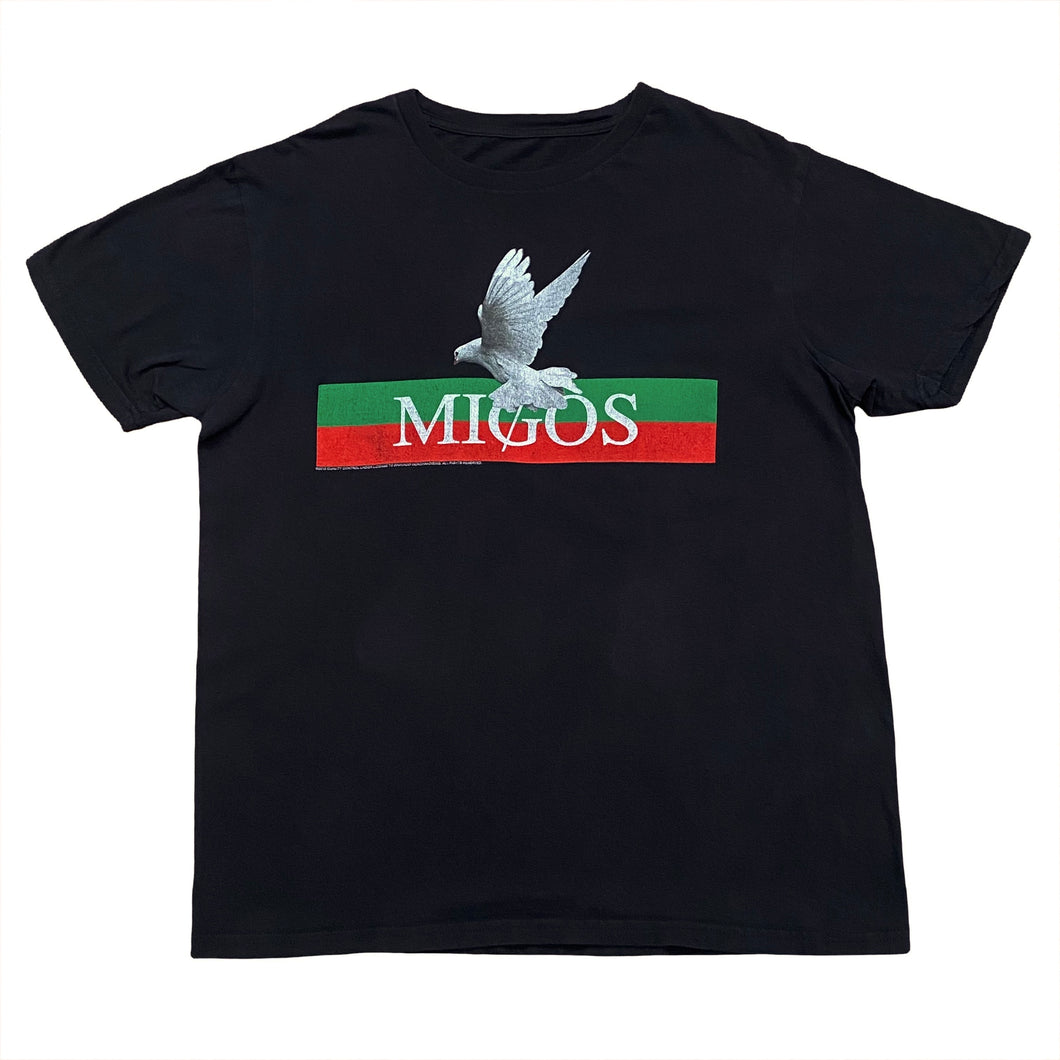 Migos 2018 Quality Control Dove Rap T-Shirt Men’s Large