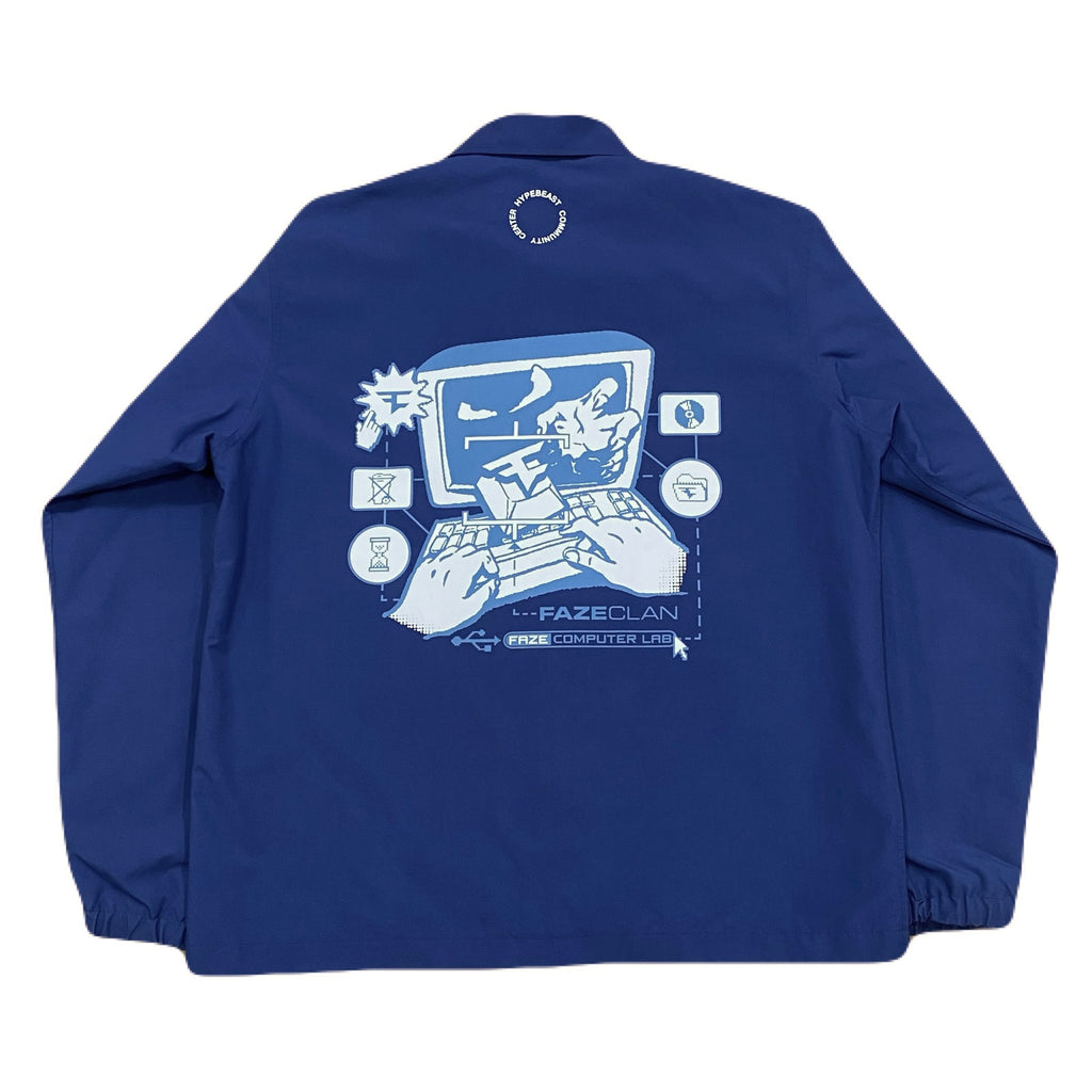 Uniqlo Hypebeast Faze Clan Computer Lab Gamer Streaming Coach Jacket Men’s Medium