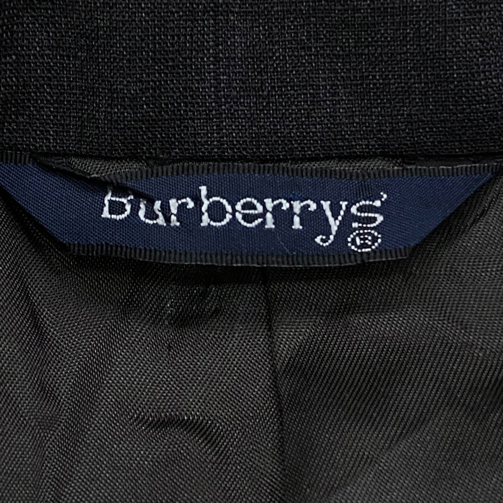 Vintage Burberrys Window Pane Check Gray Wool Blazer Jacket Men’s 42 L