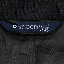 Load image into Gallery viewer, Vintage Burberrys Window Pane Check Gray Wool Blazer Jacket Men’s 42 L
