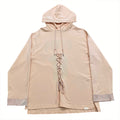 Puma Fenty By Rihanna Oversized Pink Lace Up Hoodie