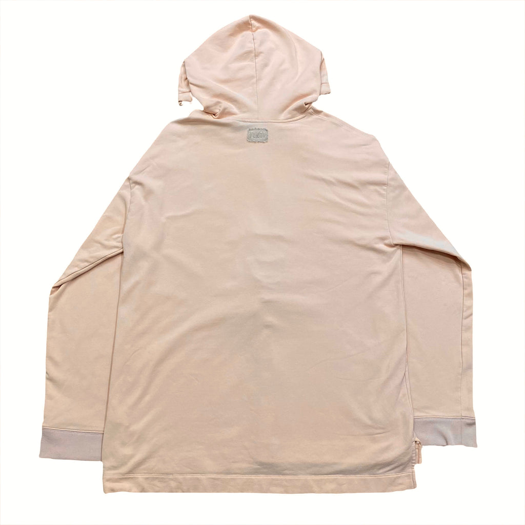 Puma Fenty By Rihanna Oversized Pink Lace Up Hoodie