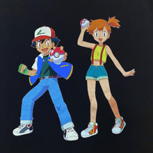 Load image into Gallery viewer, Levi’s x Pokemon 25th Anniversary Ash &amp; Misty Black T-Shirt Men’s Small
