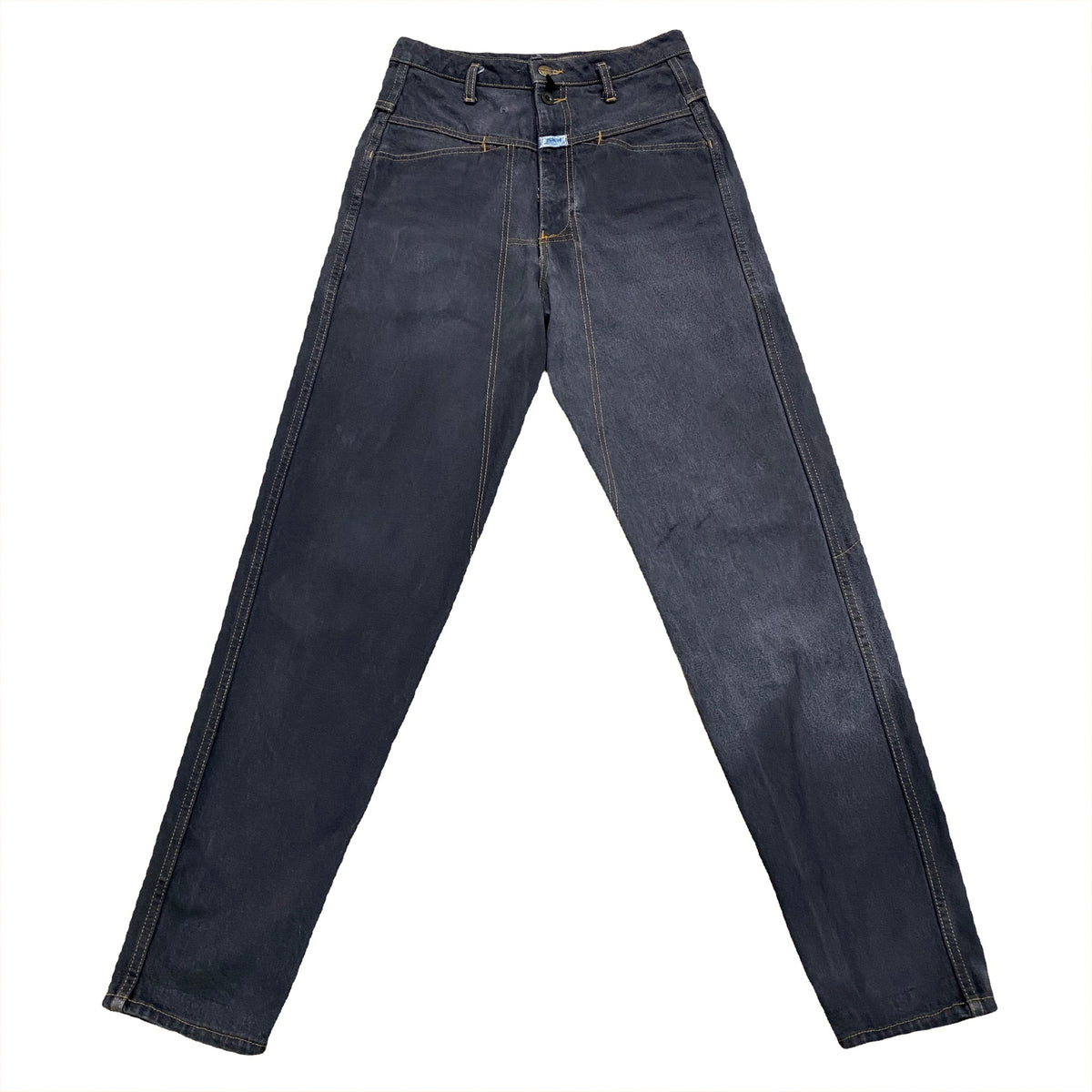 Vintage Marithe Francois Girbaud Black Stone Washed Jeans 28 x 31