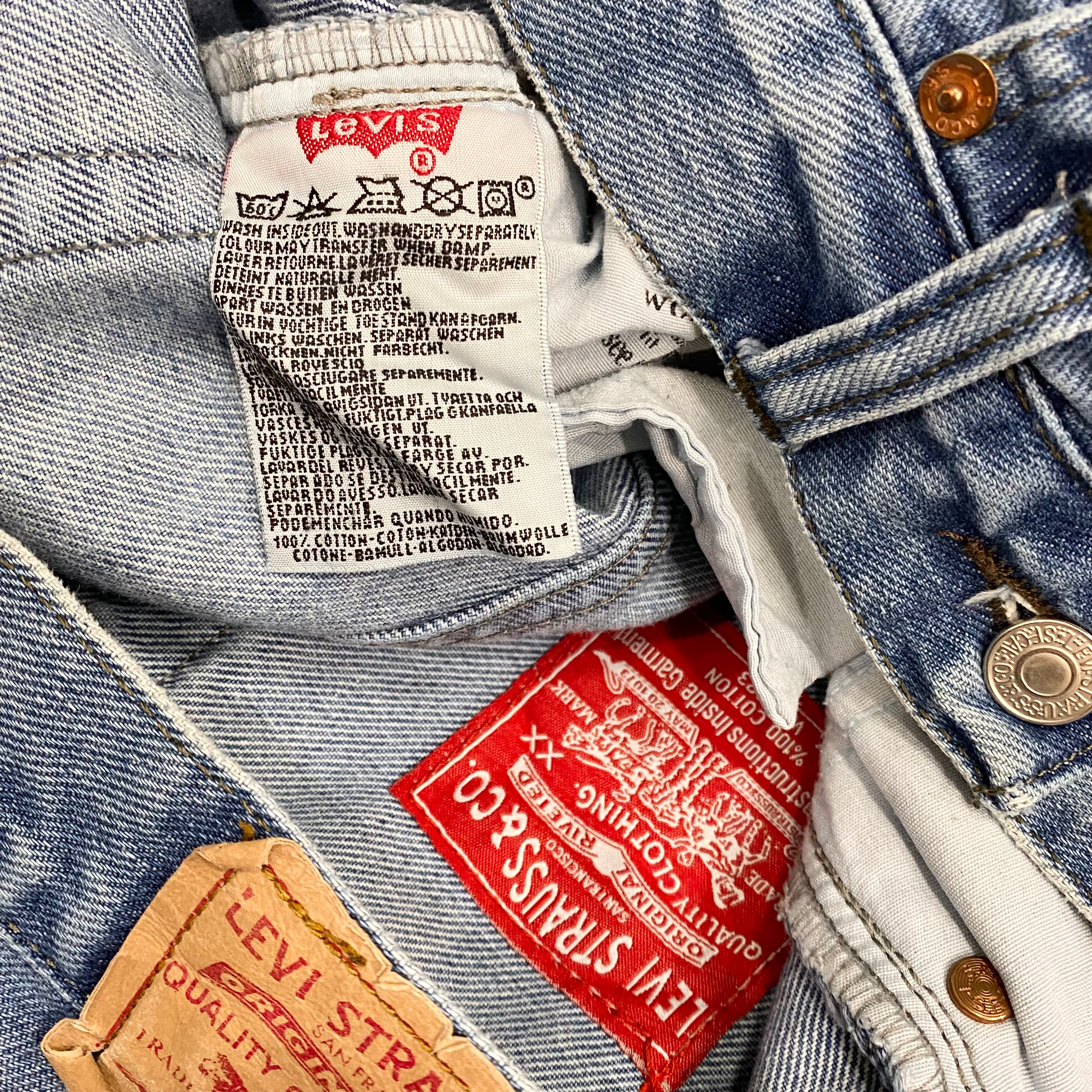 Levi’s 501 XX Light Wash Jeans USA 38 x 34