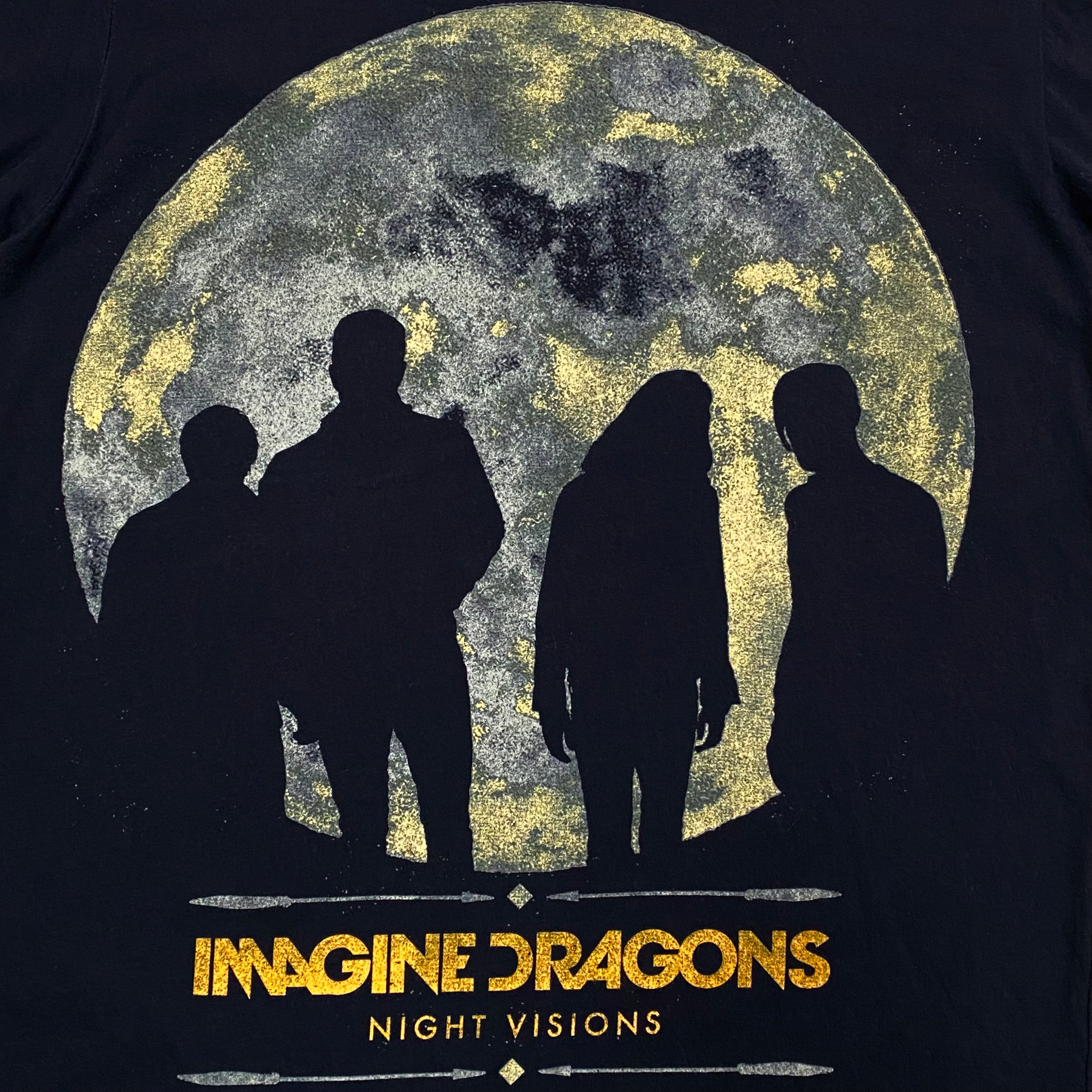 Imagine Dragons 2013 Night Visions Tour T-Shirt Small