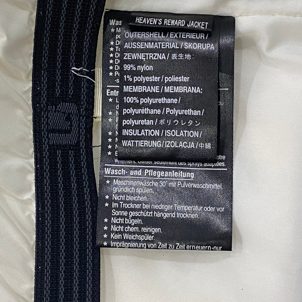 Burton The White Collection Heaven’s Reward Pinstripe Snowboard Jacket XS