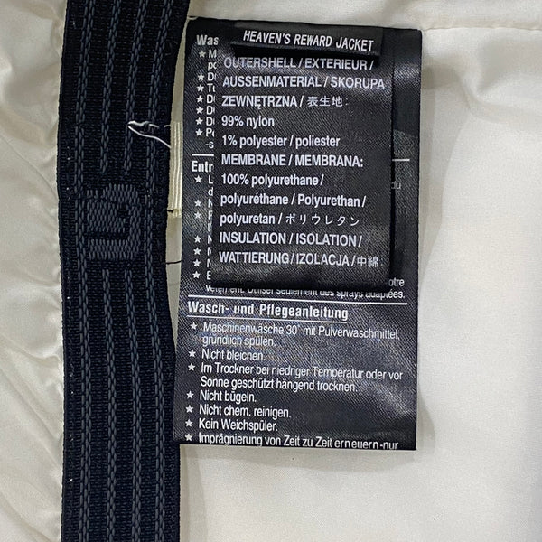 Burton The White Collection Heaven’s Reward Pinstripe Snowboard Jacket XS