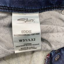 Load image into Gallery viewer, Silver Jeans Eddie Joga Custom Distressed Jeans 31 x 32

